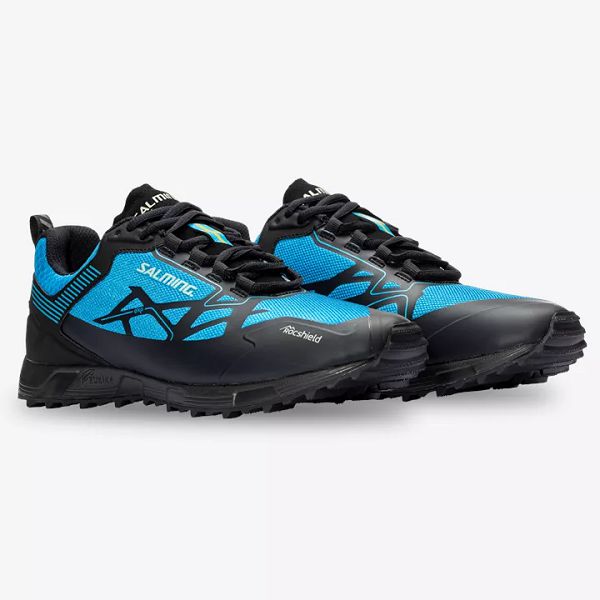 Black / Blue Salming Ranger Men's Trail Shoes | IE-923816