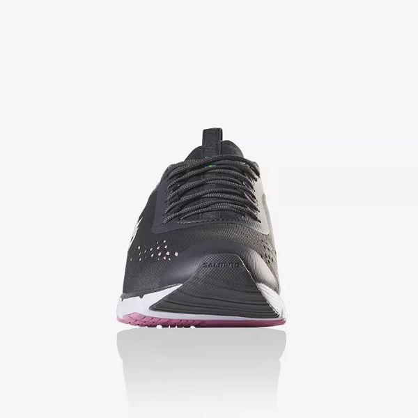 Black / Grey / White Salming Enroute 3 Women's Running Shoes | IE-698301