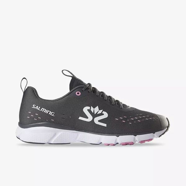 Black / Grey / White Salming Enroute 3 Women\'s Running Shoes | IE-698301