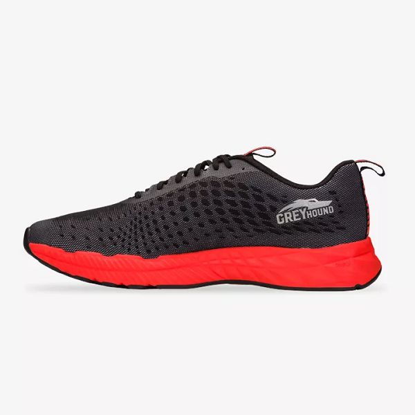 Black / Orange Salming Greyhound Men's Running Shoes | IE-27136