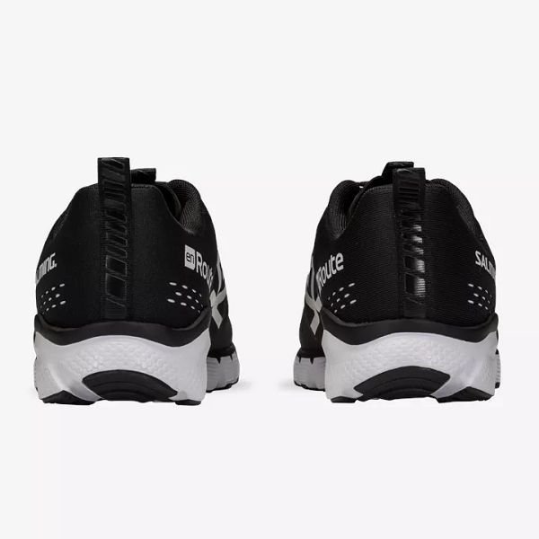 Black / White Salming Enroute 3 Men's Running Shoes | IE-237581