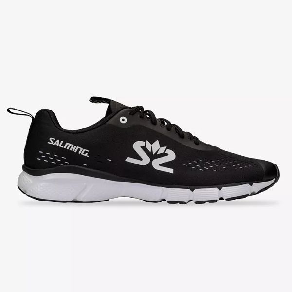 Black / White Salming Enroute 3 Men\'s Running Shoes | IE-237581