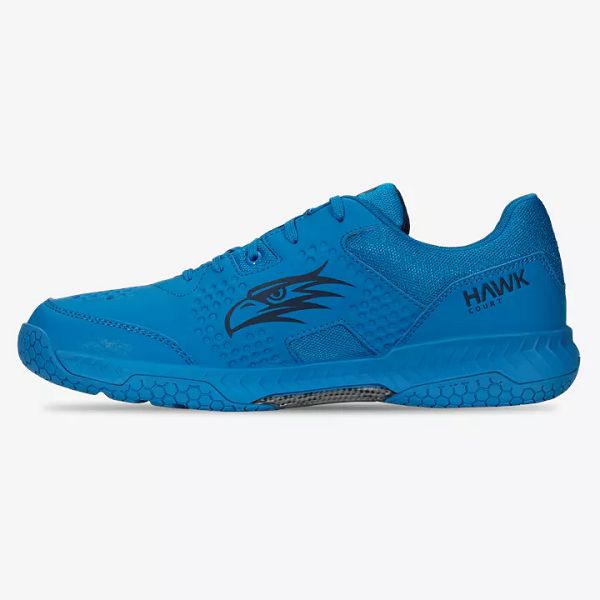 Blue / Black Salming Hawk Court Men's Squash Shoes | IE-371286