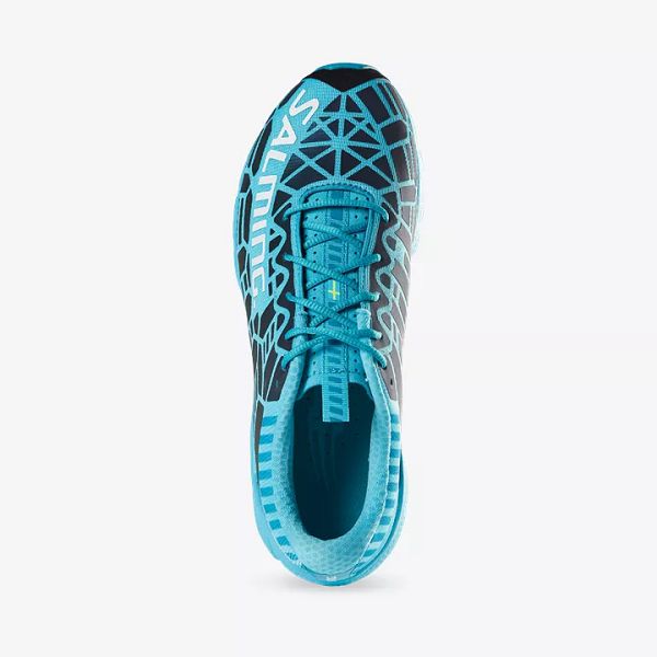 Blue / Black / White Salming Speed 8 Women's Running Shoes | IE-39514