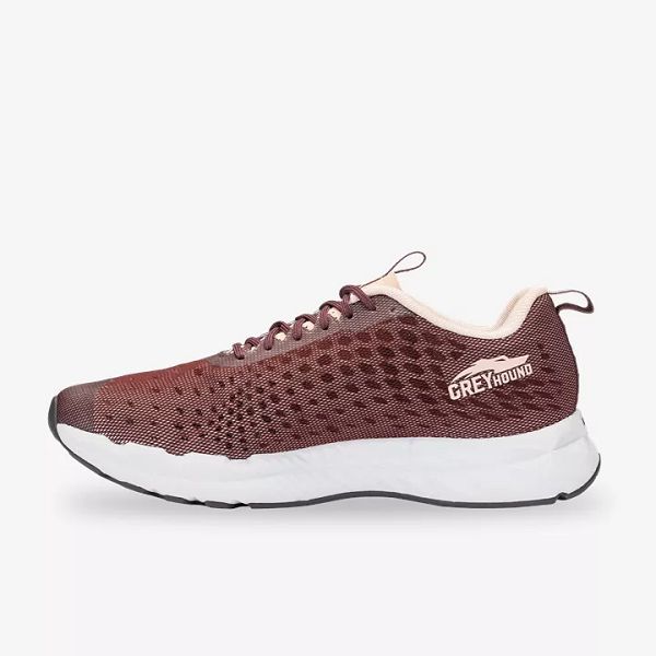 Brown / White Salming Greyhound Women's Running Shoes | IE-538069