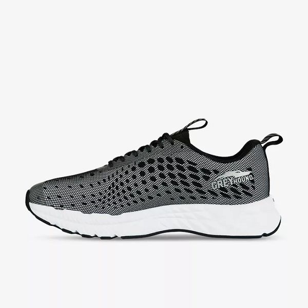 Grey / Black / White Salming Greyhound Women's Running Shoes | IE-84261