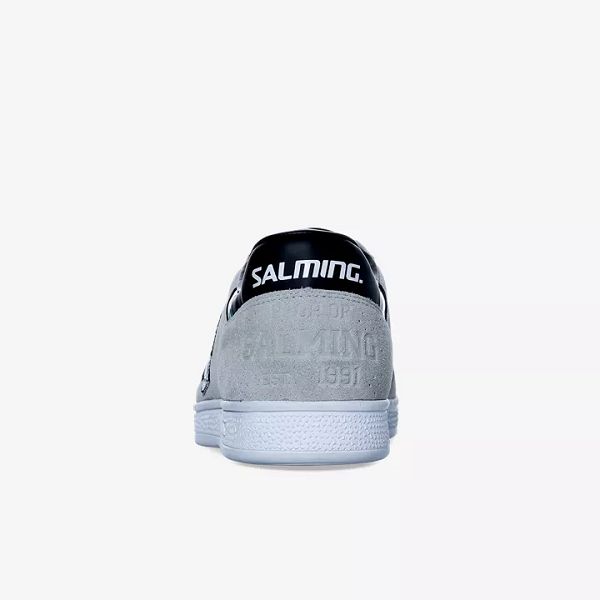 Grey / Black / White Salming Ninetyone Men's Sneakers | IE-431079