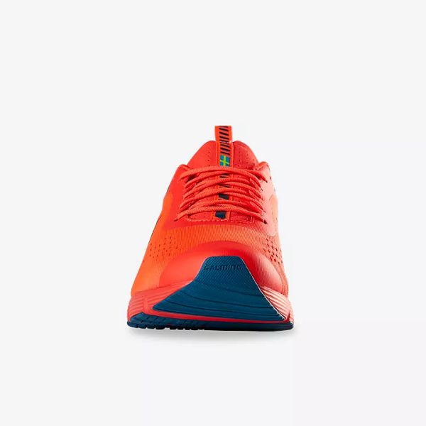 Orange / Blue Salming Enroute 3 Men's Running Shoes | IE-392148