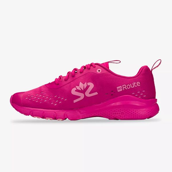 Pink Salming Enroute 3 Women's Running Shoes | IE-369428