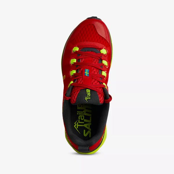 Red / Black / Yellow Salming Trail 5 Women's Trail Shoes | IE-473589