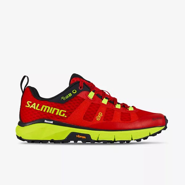 Red / Black / Yellow Salming Trail 5 Women\'s Trail Shoes | IE-473589