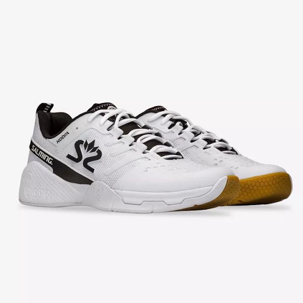 White / Black / Brown Salming Kobra 3 Men's Squash Shoes | IE-607341