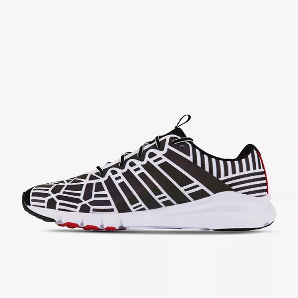 White / Black / Red Salming Speed 7 Women's Running Shoes | IE-824163