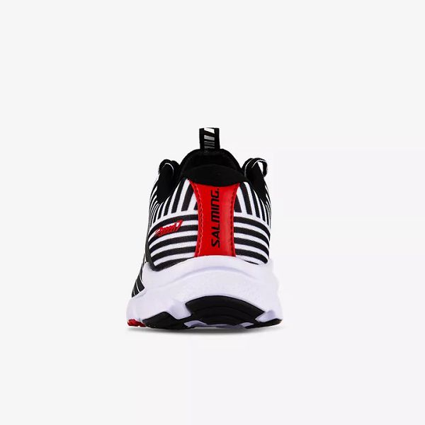 White / Black / Red Salming Speed 7 Women's Running Shoes | IE-824163