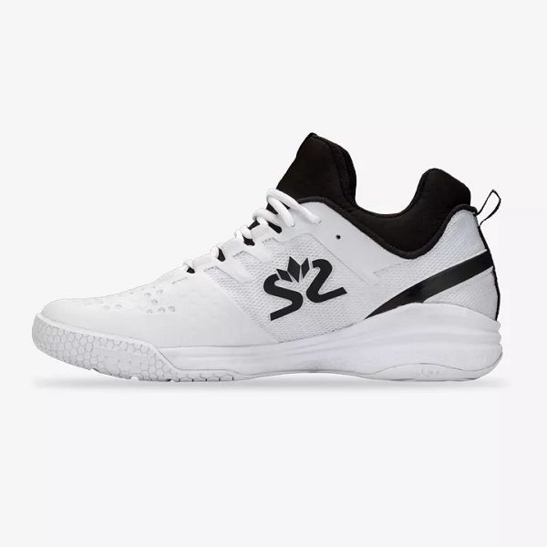 White / Black Salming Kobra Mid 3 Men's Squash Shoes | IE-705864