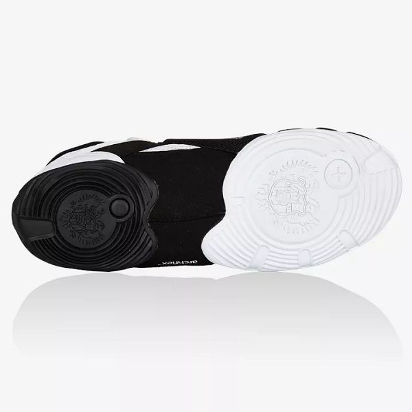 White / Black Salming Slide 5 Goalie Men's Squash Shoes | IE-925187