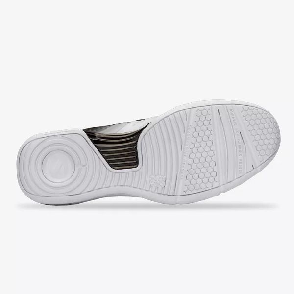 White / Black Salming Viper 5 Men's Squash Shoes | IE-512963