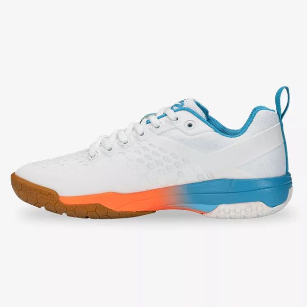 White / Blue Salming Eagle Men's Squash Shoes | IE-970654