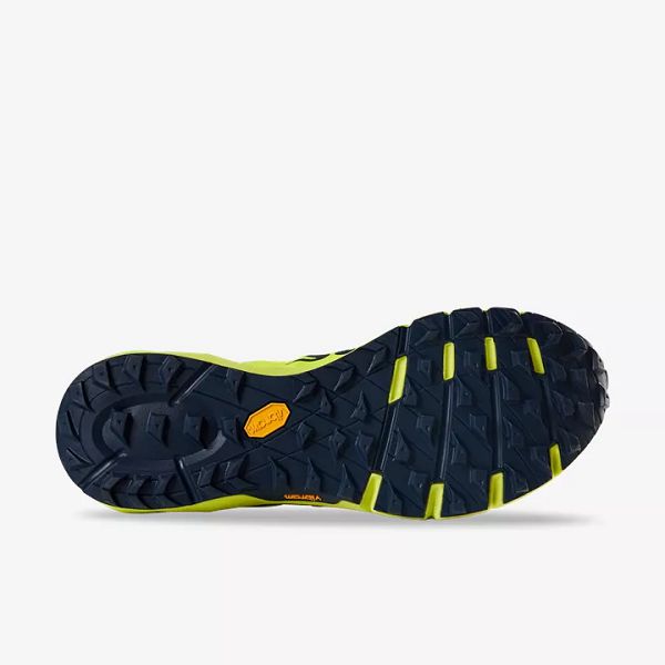 Yellow / Navy / Blue Salming Trail 6 Men's Trail Shoes | IE-389164