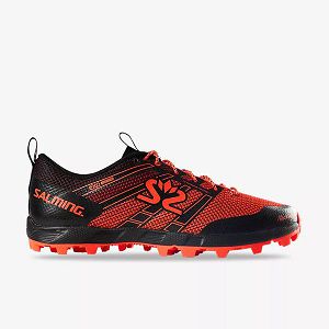 Black / Orange Salming Elements 3 Women's Trail Shoes | IE-69415