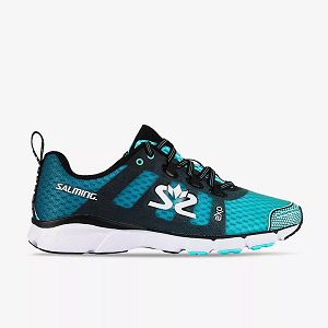 Blue / Black / White Salming Enroute 2 Women's Running Shoes | IE-671345