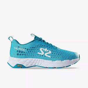 Blue / White Salming Greyhound Women's Running Shoes | IE-607142