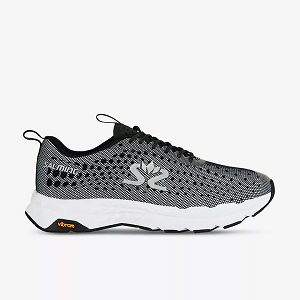 Grey / Black / White Salming Greyhound Women's Running Shoes | IE-84261