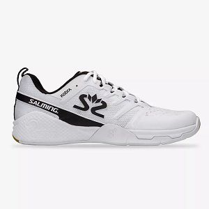 White / Black / Brown Salming Kobra 3 Men's Squash Shoes | IE-607341